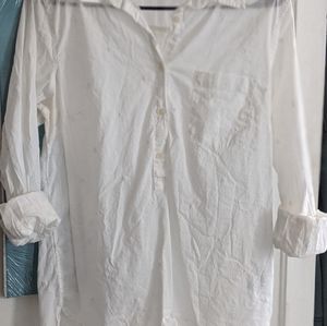 Long sleeve half button down shirt